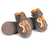 Truelove Reflective Waterproof and TPR Sole Shoes for Dogs (Pinecone/Glazed Ginger, Set of 4) Dogs-Clothing & Accessories True Love
