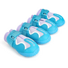 Truelove Reflective Waterproof and TPR Sole Shoes for Dogs (Algiers Blue/Lavender, Set of 4) Dogs-Clothing & Accessories True Love