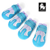 Truelove Reflective Waterproof and TPR Sole Shoes for Dogs (Algiers Blue/Lavender, Set of 4) Dogs-Clothing & Accessories True Love