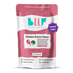 BLEP Chicken Brocco Pawer Dog Wet Food (300g)
