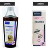 Virbac Vitabest Derm Omega 3+6 Syrup (250ml) and Epiotic Ear Cleanser (Salicylic Acid) 100ml for Dogs & Cats Combo Both-Pharmacy Exclusive Combo 250ml+100ml