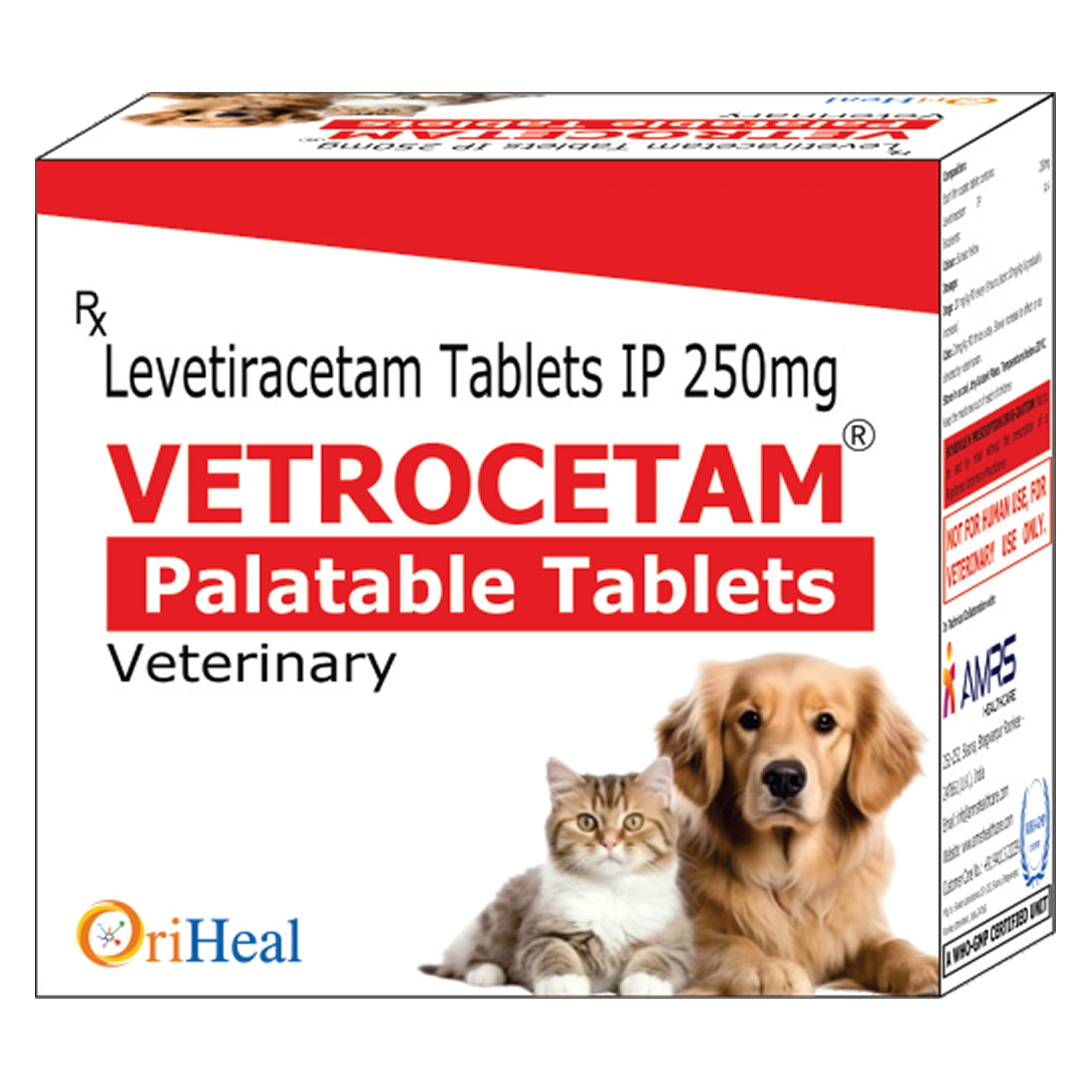 Oriheal Vetrocetam Levetiracetam Tabs 250Mg For Dogs And Cats Uses