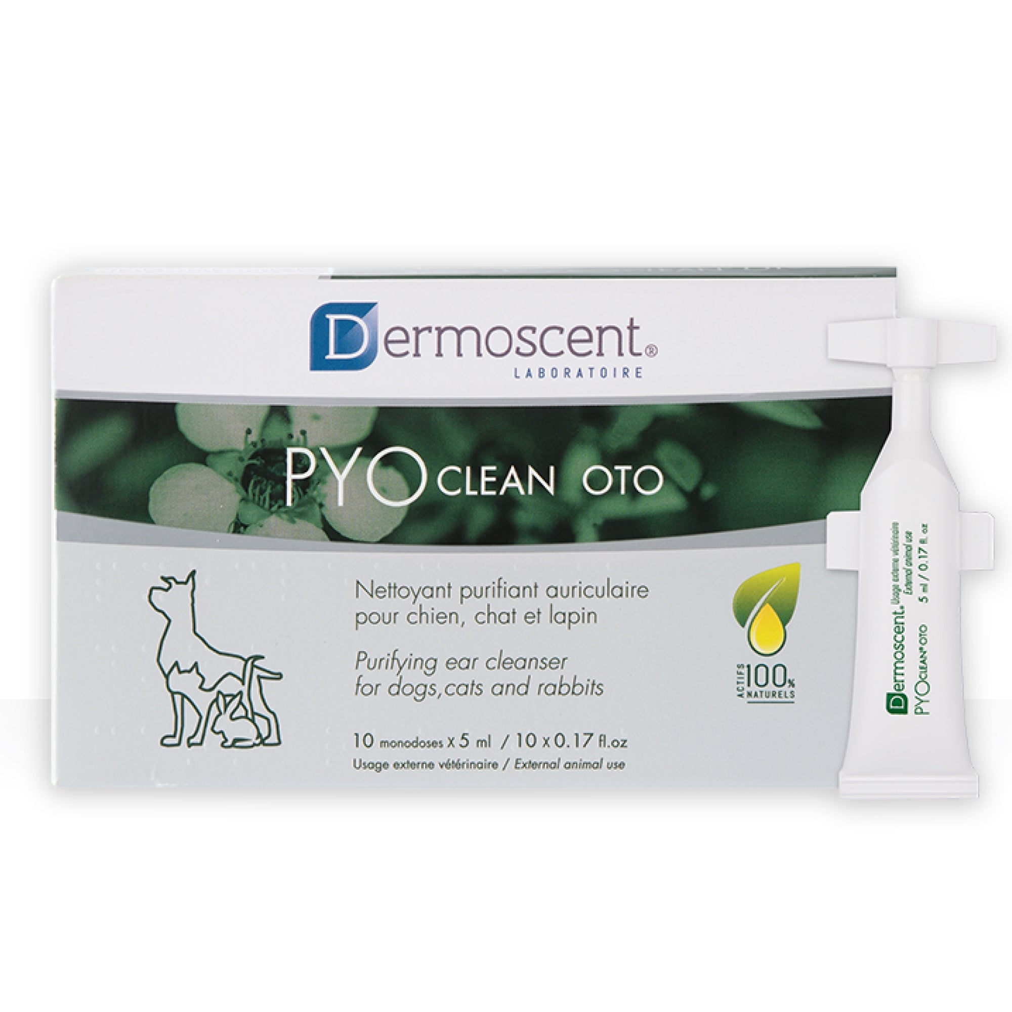 Savavet Dermoscent Pyoclean Oto Ear Cleanser for Dogs Cats