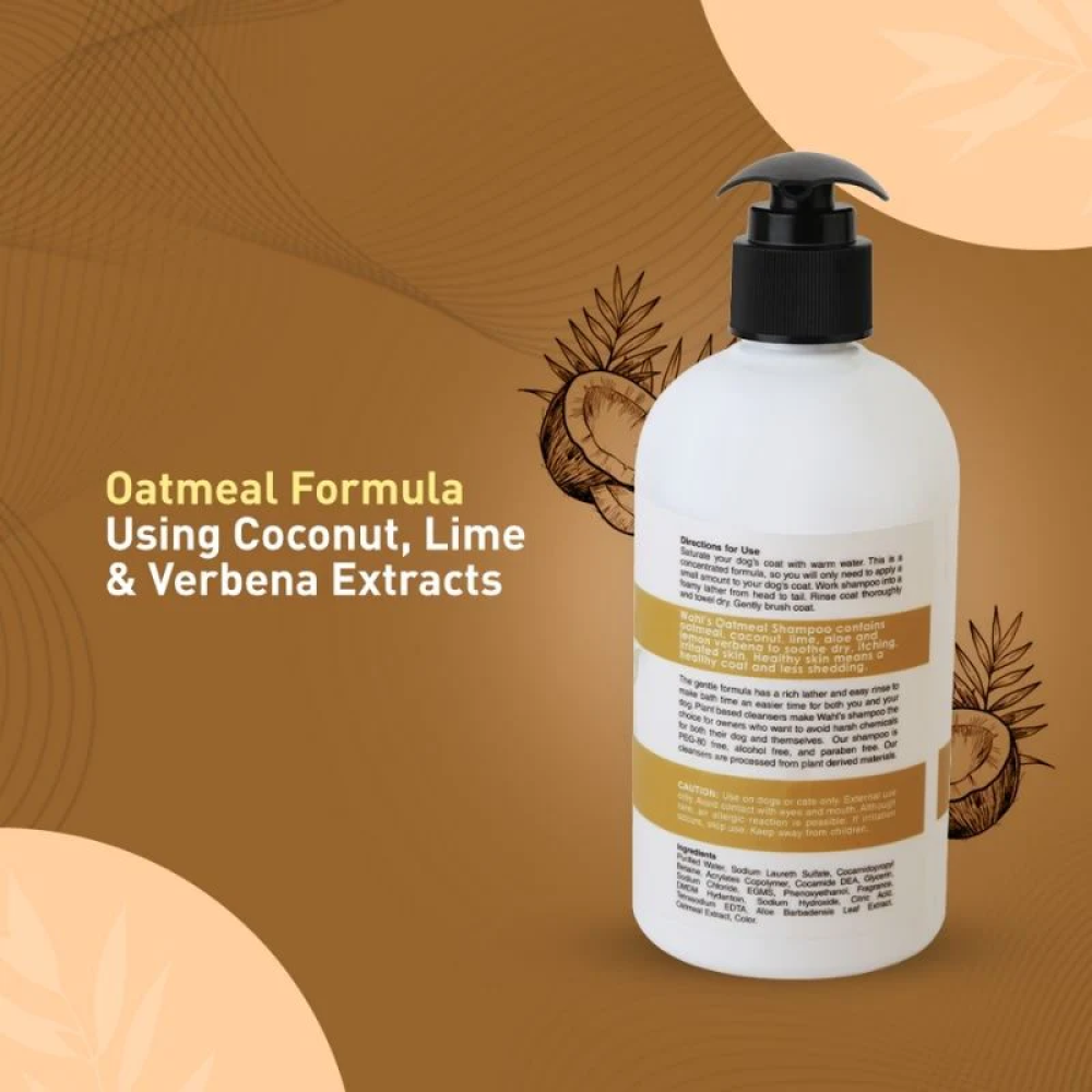 Wahl Oatmeal Shampoo for Dogs (Coconut Lime Verbana) Dogs-Grooming Supplies Wahl