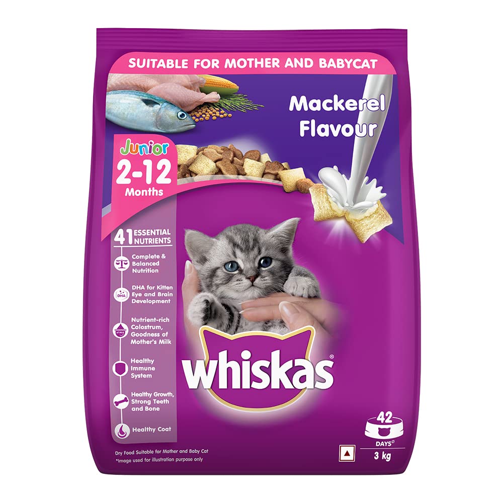 Whiskas Mackerel Flavour Kitten (2 to 12 months)Cat Dry Food