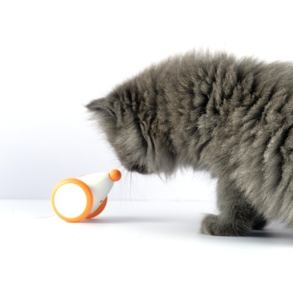 Cheerble Wicked Mouse Interactive Toy for Cats (Orange)