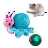 GiGwi Shinning Friends Snail with LED light and Catnip inside Toy for Cats Cats-Toys GiGwi