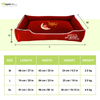 Captain Zack Dream Bedzzz for Dogs (Red) Dogs-Bedding, Mats & Travel Supplies Captain Zack