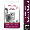 Signature Grain Zero Ocean Fish, Sardine and Mackerel Adult Cat Dry Food Cats- Dry food Signature 7kg+1kg (Free Inside)