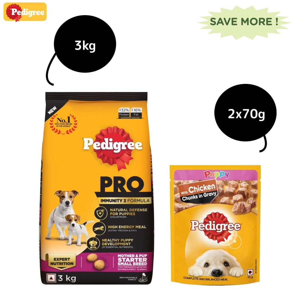 Pedigree dog hotsell food starter