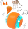 Goofy Tails Smart Interactive Ball Toy for Cats (Orange) Cats-Toys Goofy Tails 5cm