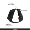 Truelove Harness for Cats and Small Dogs (Black) Both-Collar, Leashes, harnesses True Love