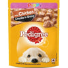 Pedigree Chicken and Milk Dry and Chicken Chunks in Gravy Wet Puppy Food Combo Exclusive Combo Pedigree