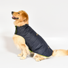 Skatrs Midnight Blue Puffer Reversible Jacket for Dogs and Cats | With Adjustable Baby Velcro Both-Clothing & Accessories Skatrs M: 26-29 in Chest