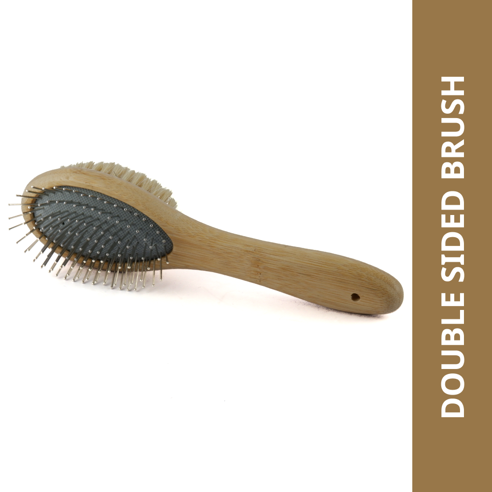 Two sided dog sales brush