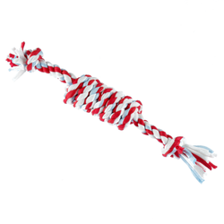 Trixie Playing Rope with Knots Toy for Dogs (White/Red)
