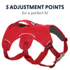 Ruffwear Webmaster Harness for Dogs (Red Currant) Dogs-Collar, Leashes, harnesses Ruffwear Dropship
