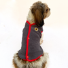 Pawgypets Cute Fleece Vest for Dogs and Cats (Grey/Red) Both-Clothing & Accessories Pawgypets Dropship
