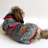 Pawgypets Reversible Quilted Jacket for Dogs and Cats (Grey/Red) Both-Clothing & Accessories Pawgypets Dropship