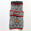 Pawgypets Reversible Quilted Jacket for Dogs and Cats (Grey/Red) Both-Clothing & Accessories Pawgypets Dropship M