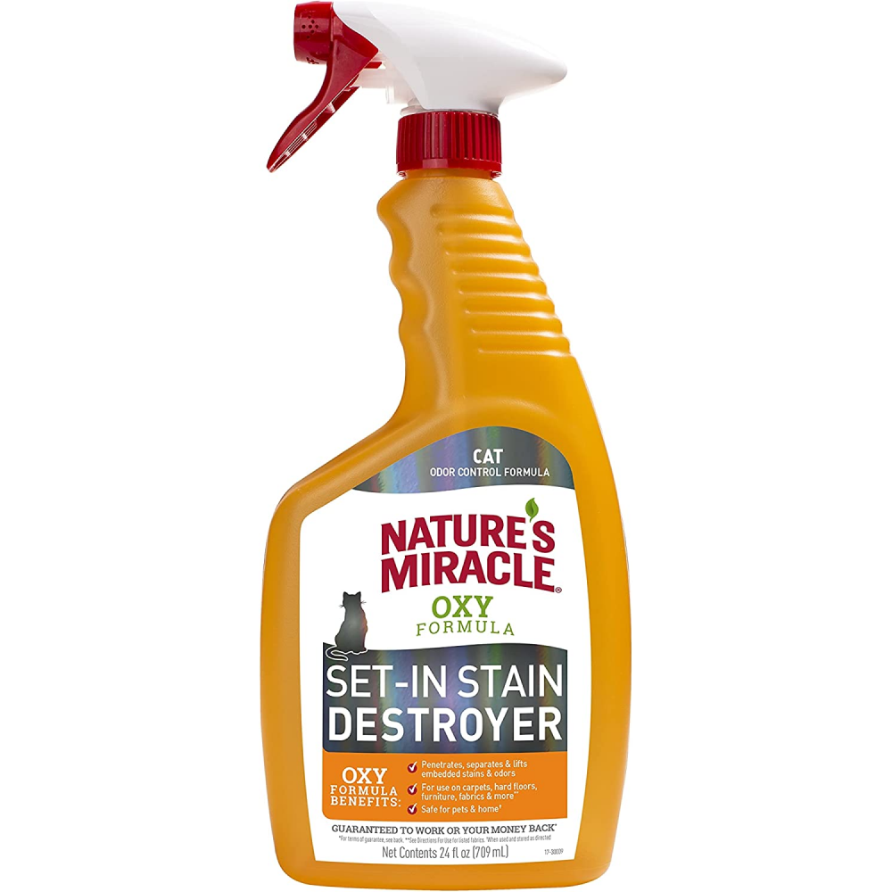 Nature’s Miracle Orange Oxy Stain and Odor Remover for Cats Supertails