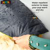 Skatrs Midnight Blue Puffer Reversible Jacket for Dogs and Cats | With Adjustable Baby Velcro Both-Clothing & Accessories Skatrs