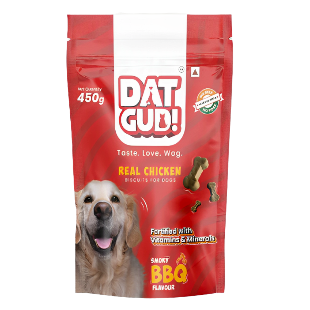 DatGud Smoky Barbeque Flavoured Biscuits Dog Treats Supertails