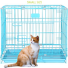 Chullbull Single Door Iron Powder Coated with Removable Tray Carrier for Dogs and Cats Both-Bedding, Mats & Travel Supplies Chullbull Dropship
