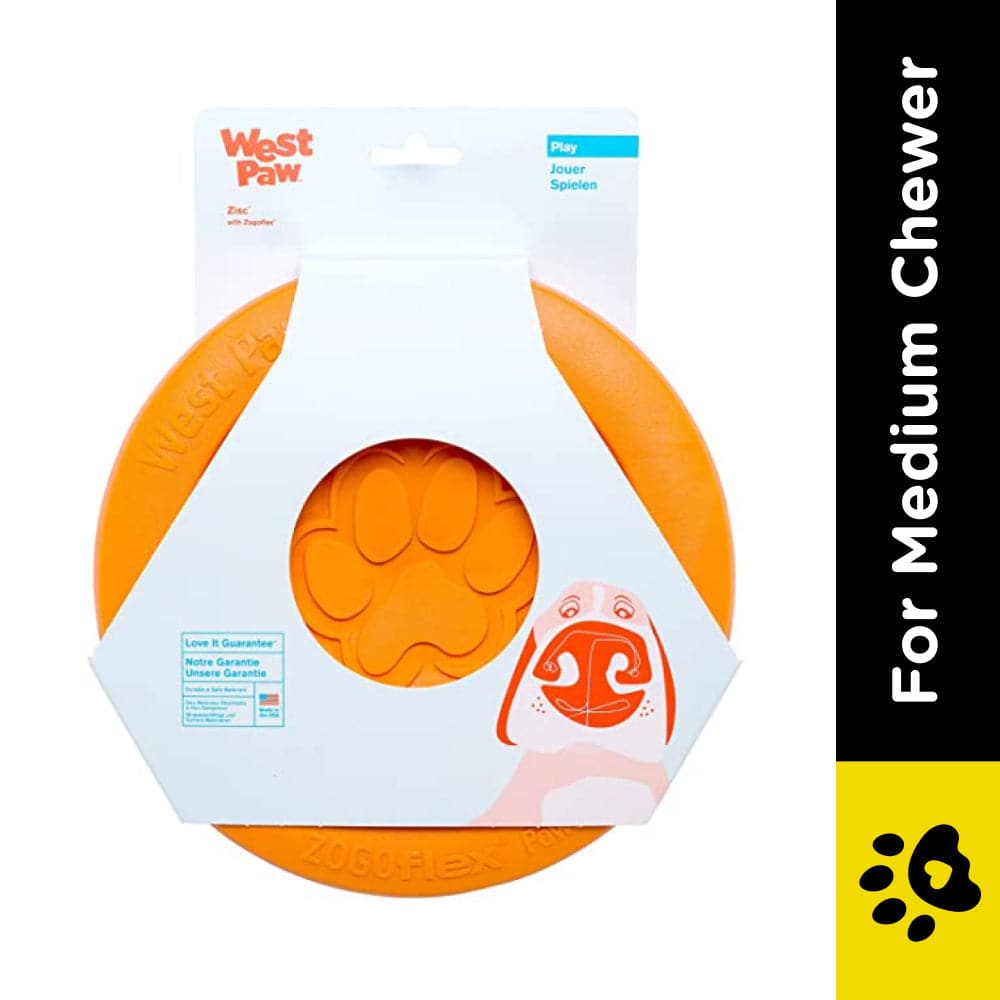West Paw Design Zisc for Dogs (Tangerine)