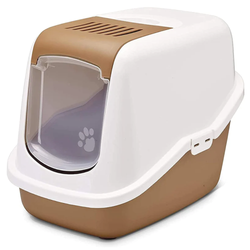 Savic Nestor Toilet Home for Cats (Nordic Brown)