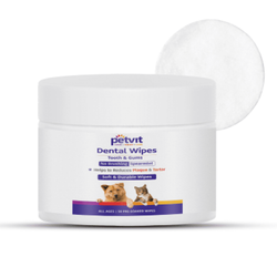 Petvit Dental Wipes for Dogs and Cats