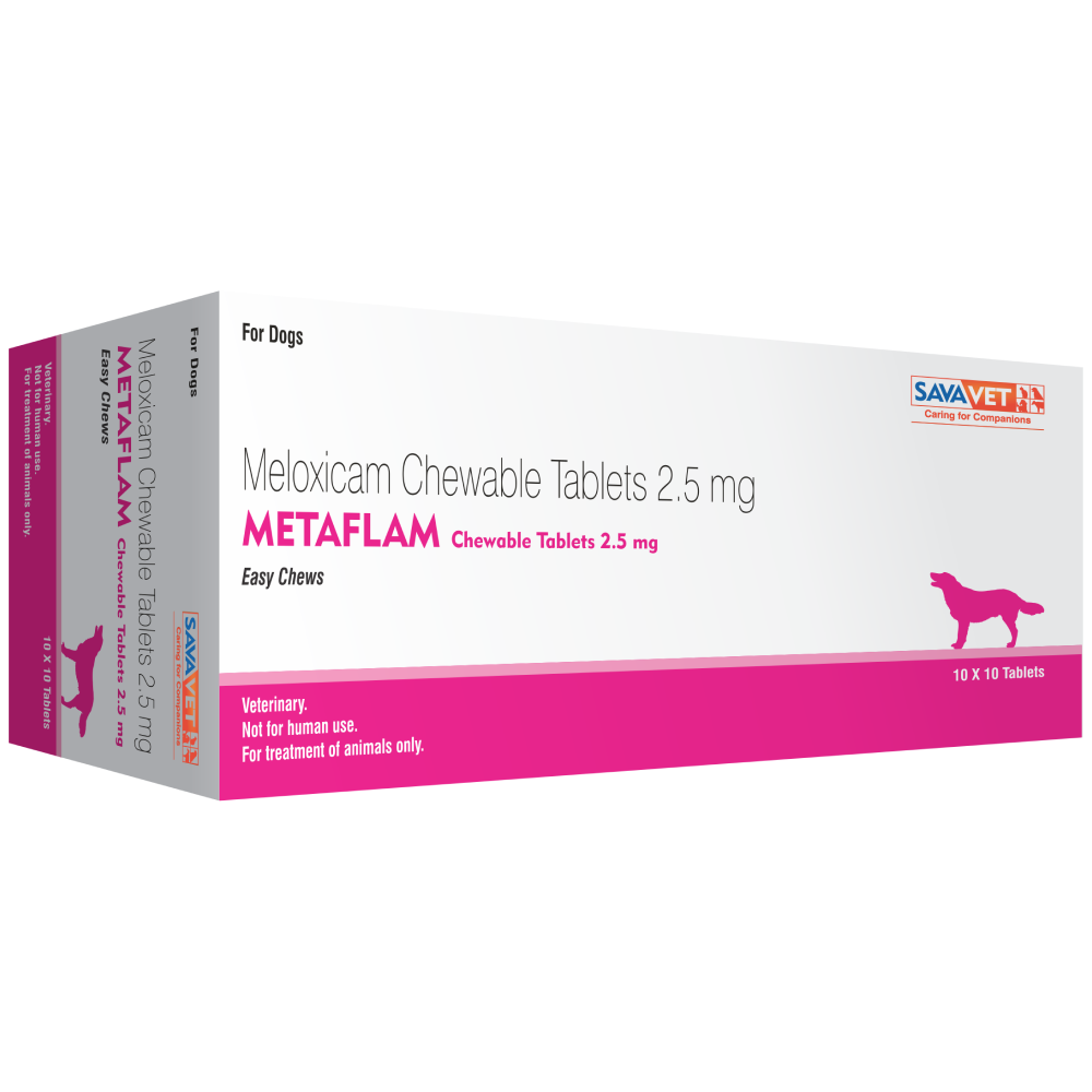Savavet Metaflam (Meloxicam) Dog Tablet (pack of 10 tablets)