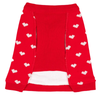 Petsnugs Heart Sweater for Dogs and Cats (Red) Both-Clothing & Accessories Petsnugs Dropship