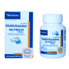 Virbac Nutrich Multi Vitamin Tablets and Virbac Vitabest Derm Omega 3+6 Syrup for Dogs and Cats (250ml) Combo Both-Pharmacy Exclusive Combo