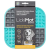LickiMat SloMo Slow Feeder for Cats and Dogs (Turquoise) Both-Bowls & Feeders LickiMats