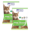PetCrux Exclusive Organic Pine Wood Scented Cat Litter Cats-Litter Petcrux 5kg(Pack of 2)