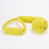 Skatrs Hand Made Knotted Ball Rope Tug Toy for Dogs and Cats (Neon Green) Both-Toys Skatrs 32 cm