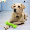 Skatrs Bone Shaped Rope Chew Toy for Dogs and Cats (Neon Green) Both-Toys Skatrs