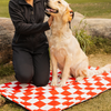 Pet Set Go Cozy Checks Mat for Dogs and Cats (Red) Both-Bedding, Mats & Travel Supplies Pet Set Go Dropship