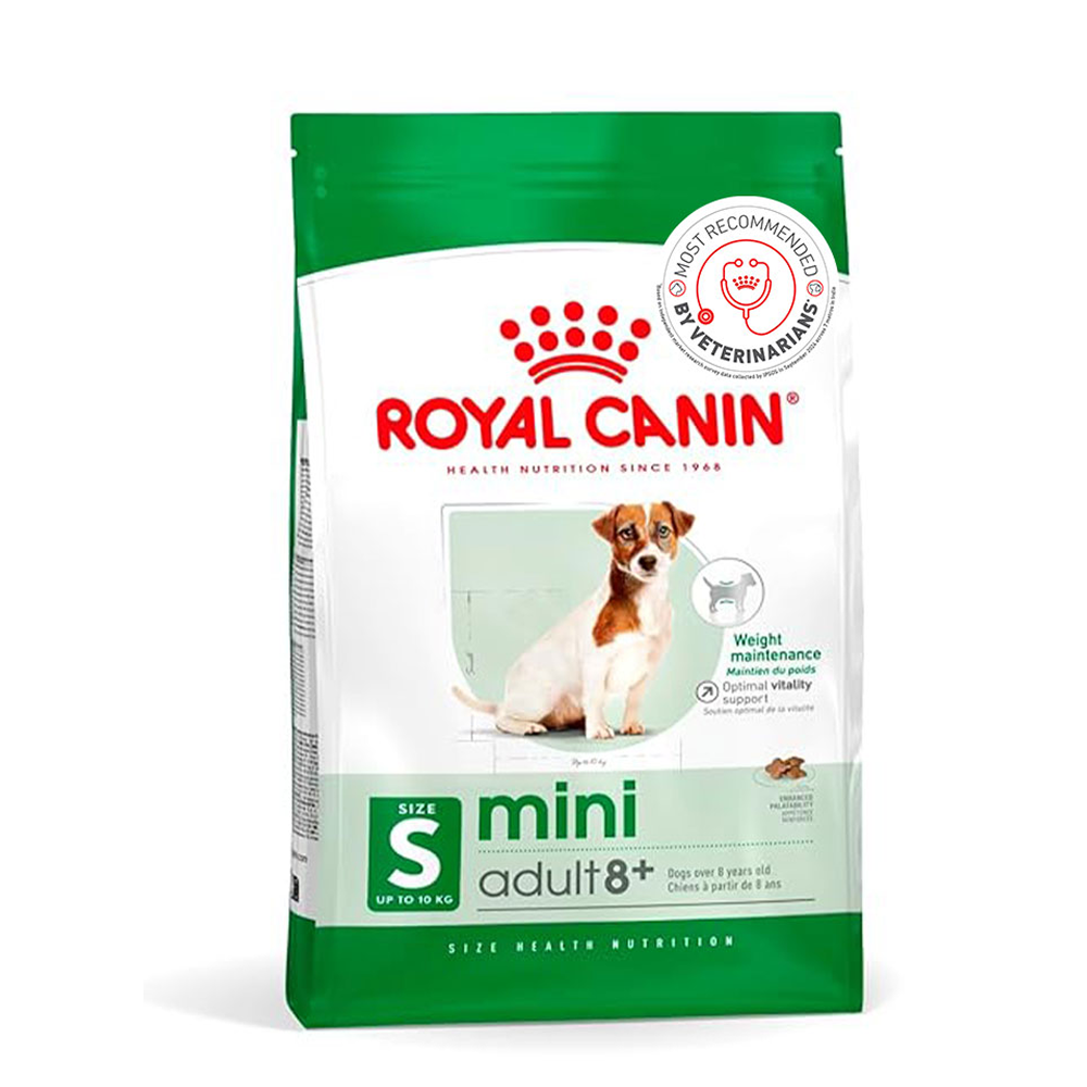 Buy Royal Canin Mini 8+ Adult Dog Dry Food online at Supertails.com