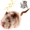 GiGwi Melody Chaser with Motion Activated Sound Chip Mouse Toy for Cats (Brown) Cats-Toys GiGwi