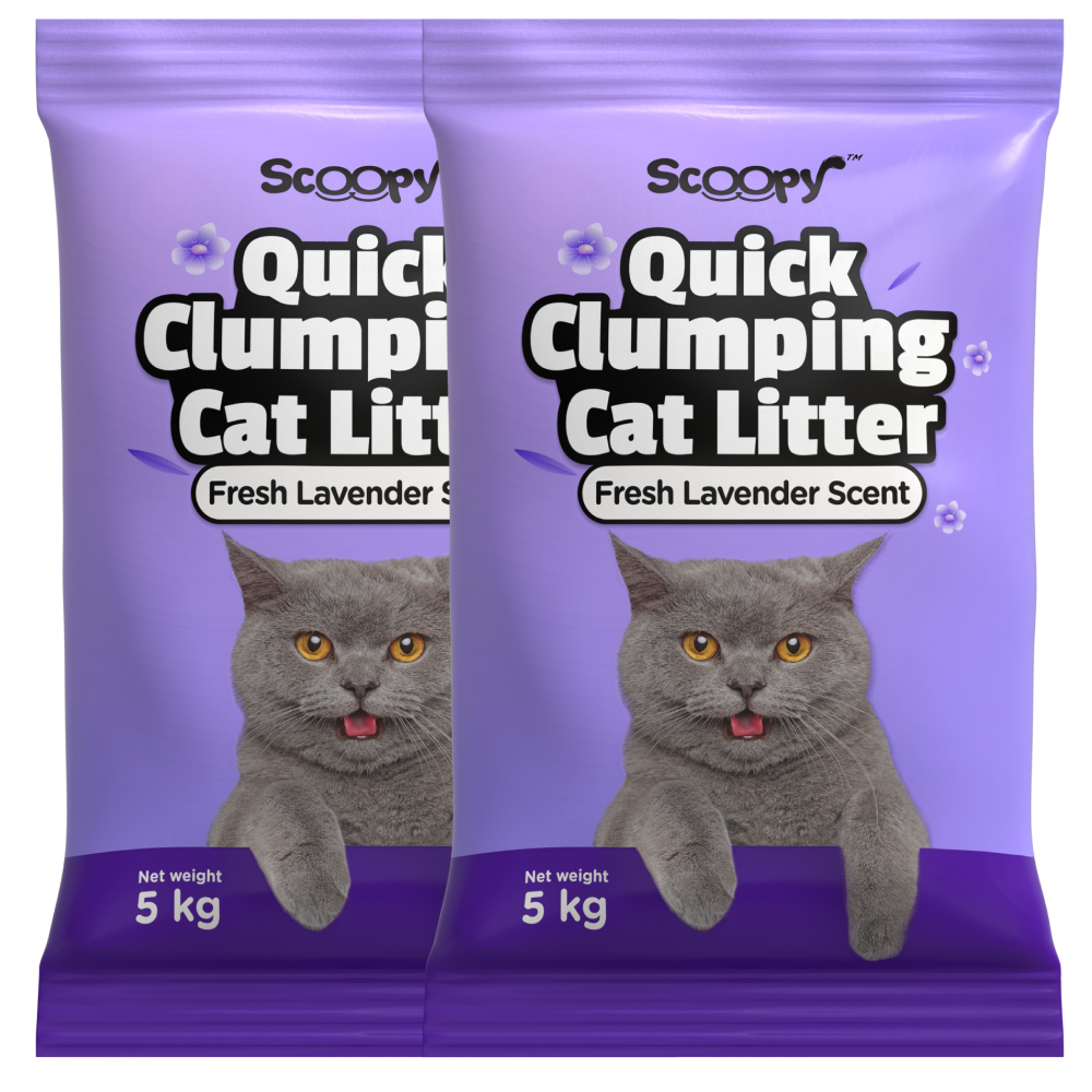 Orders clumping kitty litter