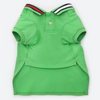 Tommy Hilfiger Flag Collar and Cluff Polo Tshirt for Dogs (Spring Lime) Dogs-Clothing & Accessories Tommy Hilfiger Dropship M