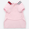 Tommy Hilfiger Flag Collar and Cluff Polo Tshirt for Dogs (Light Pink) Dogs-Clothing & Accessories Tommy Hilfiger Dropship M