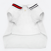 Tommy Hilfiger Flag Collar and Cluff Polo Tshirt for Dogs (Optic white) Dogs-Clothing & Accessories Tommy Hilfiger Dropship M