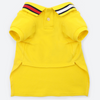 Tommy Hilfiger Flag Collar and Cluff Polo Tshirt for Dogs (Vivid Yellow) Dogs-Clothing & Accessories Tommy Hilfiger Dropship M