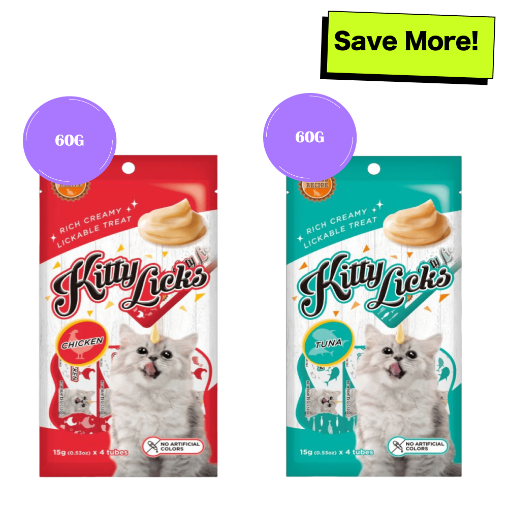 Buy Kitty Licks Chicken Flavour and Tuna Cat Treats Combo Online