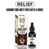 Cure By Design Hemp Oil with 500mg CBD (MCT) for Dogs and Cats Both-Health & Wellness Cure by design 30mL