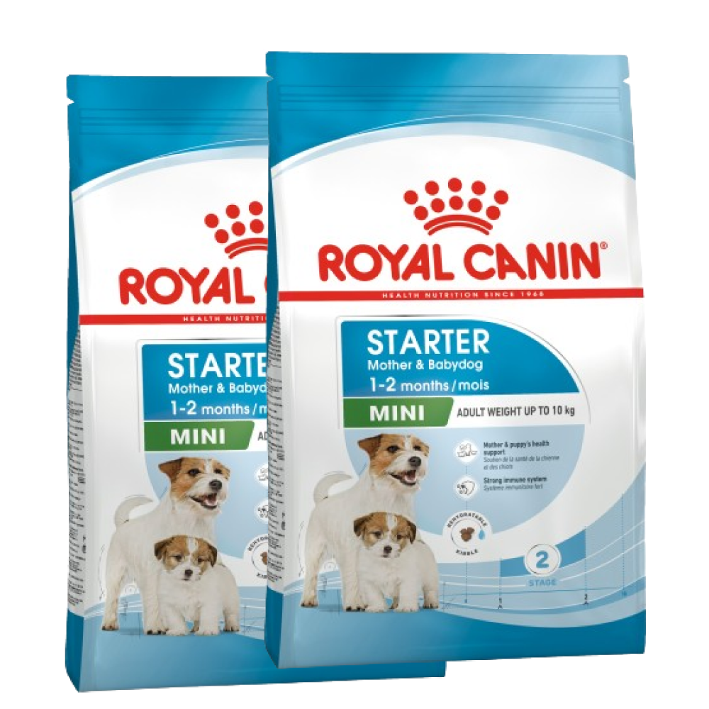 Royal Canin Mini Starter for Small Breed Dogs and Puppies Dry Food Dogs- Dry Food Royal Canin 16kg (2x8kg)