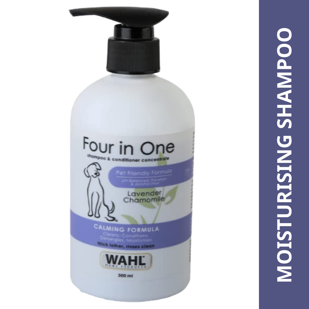 Wahl Four in One Lavender Chamomile Calming Shampoo for Dogs Supertails